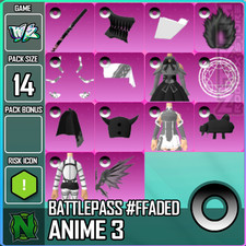 World Zero WZ - 14 PACK - BP ANIME #3 - FADE #FFADED