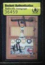 BAS 2009 Topps Ticket To Stardom /239 Kevin Kouzmanoff Beckett Auth Sticker 3c7