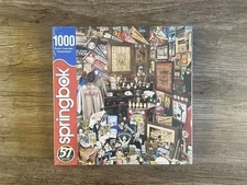 Springbok Baseball Jigsaw Puzzle "Collectors Closet" 1000 Piece - Sealed