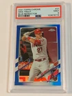 New Listing2021 Topps Chrome Blue Refractor #27 Mike Trout /150 - PSA 9 (Mint)