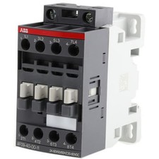 1PC ABB AF09-40-00-11 AF09 4 Pole Contactor, 25 A, 20 - 60 V dc, 24 - 60 V ac C