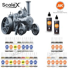 ScaleX Burrell Steam Engine AK Interactive Recommended Paint Pack