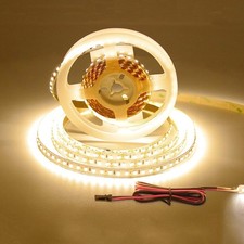 LED Strip Lights Warm White 120LEDs/m 1000Lm/M 9.6W/M CRI 90 LED Tape Light ...