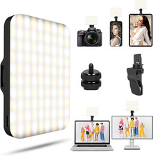 Luz LED recargable para celular con temperatura ajustable para video y fotos
