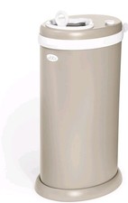Ubbi Steel Diaper Pail - Taupe-BRAND NEW-