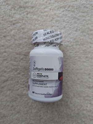 MVW Complete Formulation D5000 Softgels Multivitamins with Zinc 60 CT exp 10/27