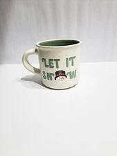 St. Nicholas Square Snowman "Let It Snow" Ceramic Mug/Cup