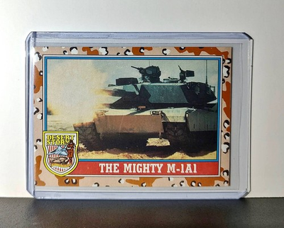 #ad The Mighty M1A1 Abrams 1991 Topps Desert Storm #97 Card $9.75