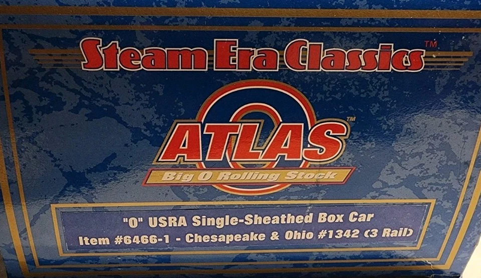 Atlas O Scale USRA Single Sheathed Box Car Chesapeake And Ohio #1342 - Image 4 of 4