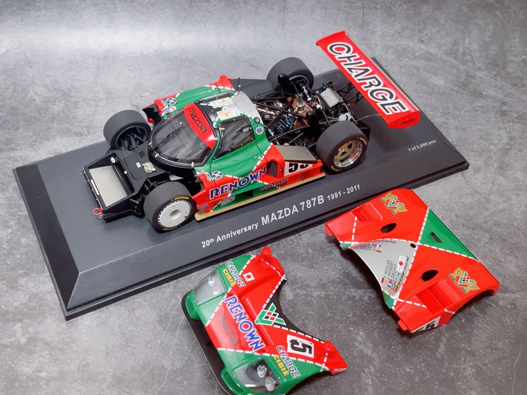 オートアート　シグネチャー　MAZDA 787B 1/18 再生産】1/18 マツダ 787B 1991 ル・マン優勝 #55 スペシャル