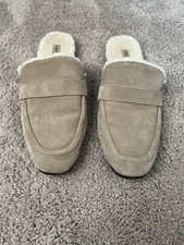 Lucky Brand Caydim Tan Sherpa Mule Women 10