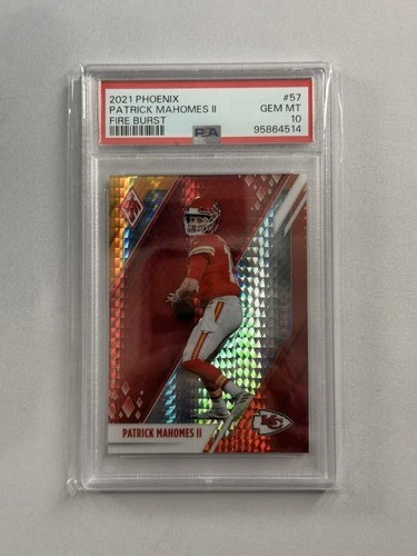 2021 Panini Phoenix - Patrick Mahomes II #57 Fire Burst PSA 10