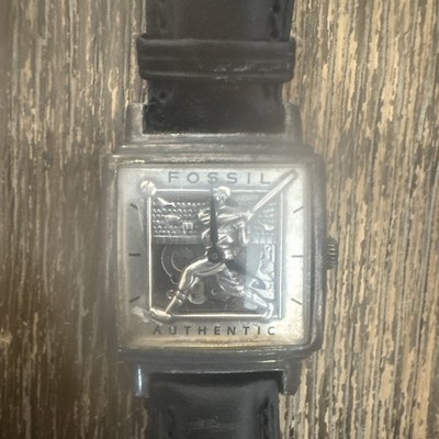 Vintage Fossil LE-9429 Baseball 3D Dial Limited Edition Men's Watch