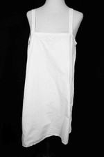 Antique 1920's French White Cotton Slip/Night Gown Size Large Exc Cond