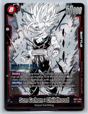 Son Gohan : Childhood SB02-008 SR Manga Booster 02 Dragon Ball Super Holo NM