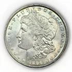 1896 P $1 Morgan Silver Dollar Choice BU UNC Uncirculated Nice Rainbow Toning!!
