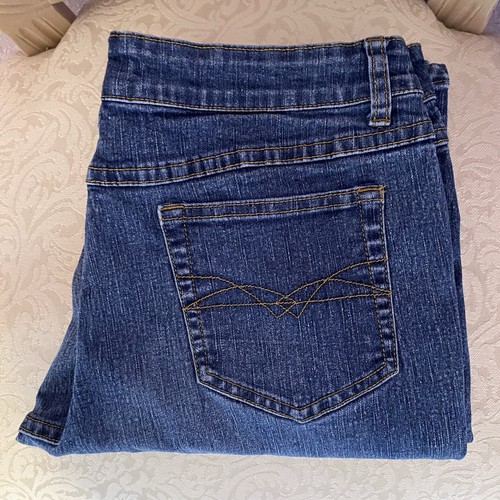 Marianne Straight Leg Blue Jeans Stretch 9/10 Trendy Fashion Designer