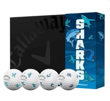 Callaway Chrome Tour Truvis Sharks Edition Golf Balls 12 Pack Limited Edition