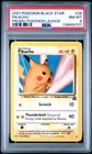 2001 POKEMON PROMO BLACK STAR POKEMON LEAGUE #26 PIKACHU PSA 8