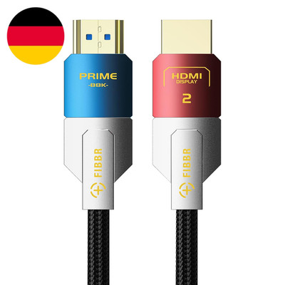 FIBBR HDMI 2.1 Glasfaserkabel 10M, 8K HDMI 2.1 Glasfaser Kabel, 48Gbps High Spee