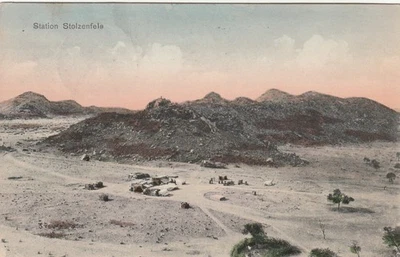 DSWA AK Station Stolzenfels a. Oranje aus AUS 1911 nach Halle - Bild 1 von 2