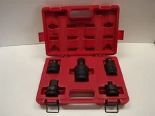 T&E Tools "EXTRA LARGE" Impact Adapter & Universal Joint 5-piece set Brand New