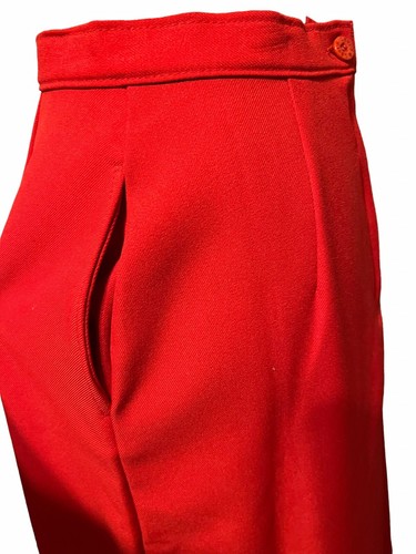 Vintage Levi Strauss & Co Bend Over Red MIDI Skirt Waist Size 26” Inches Small - Picture 4 of 11