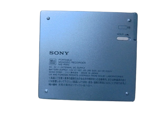 SONY MZ-R910 Portable Mini Disc Recorder Blue Good GP | eBay