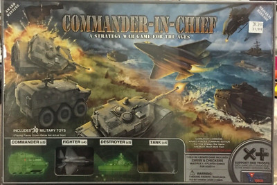 COMMANDER-IN-CHIEF BOARD GAME - XPlus Products - New in Box - Sealed