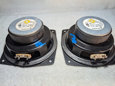 BMW E30 Front Speaker PAIR Speakers GENUINE Nokia LPB 130 40 Watts