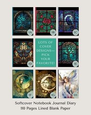 Softcover Notebook Journal Diary 110 Pages Lined Blank Paper Notes PICK DESIGN