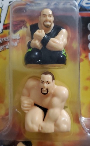 Figurine sliders Hasbro vintage WWF WWE 1999 bordo Big Show Road Dogg - Foto 2 di 6