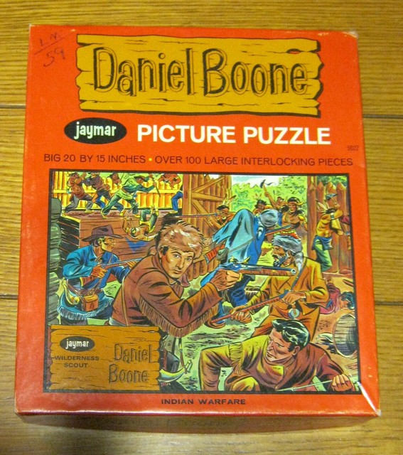 Daniel Boone Wilderness Scout 100 pc. Puzzle +Buster Brown &amp; Tige 42 pc ...