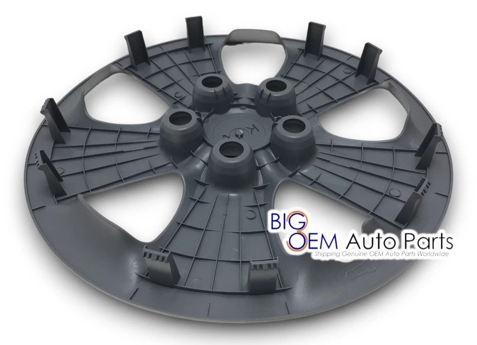 2013 - 2018 起亚 Forte 15 英寸全轮中心银色轮毂盖原始设备制造商 52960-A7000 — 第 4/4 张图片