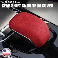 Mercedes Cla A Class W177 W118 Alcantara Nubuck Suede Gear Shift Knob Cover Trim