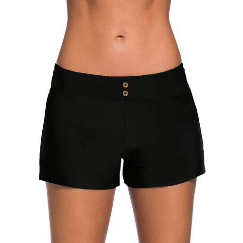 Pantalones de bikini de natación de cintura alta para mujer Calzoncillos Boardshorts deportivos Pantalones cortos para niños - Imagen 10 de 21