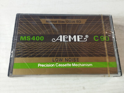 Acme C90 MS 400 Low Noise Virgen - Cinta Tape Cassette Nueva