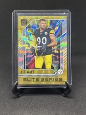 2024 Panini Donruss TJ Watt Elite Series Gold Holo #27