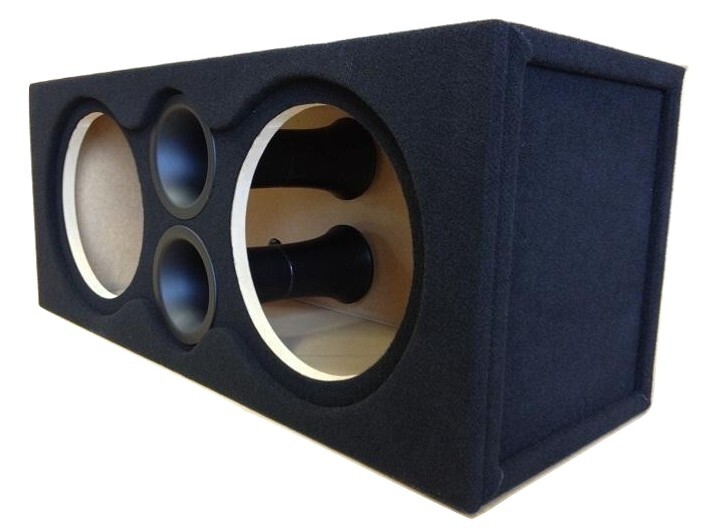 Ported / Vented Subwoofer Box Enclosure for 2 12