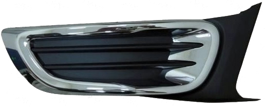 Grille de pare-chocs avant droit Citroën C3 Picasso 09 noir chrome pour vos trajets quotidiens