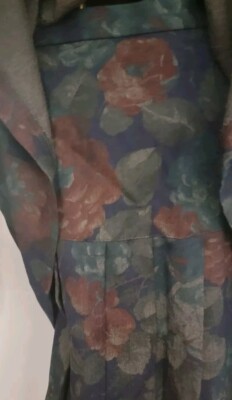 Vintage Ellen Figg Size 12 Floral Button Up Blazer Skirt Suit Knee Length Classy