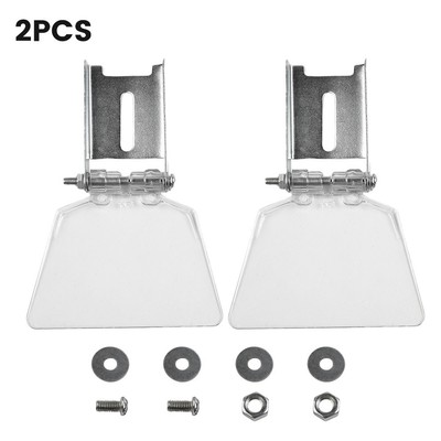2pcs Replacement Guard Bench Grinder Eye Protection Safety Shields With Bracket