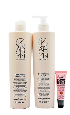 Inebrya Ice Cream Karyn Deep shine Shampoo and Mask 300ml /10.14 fl oz