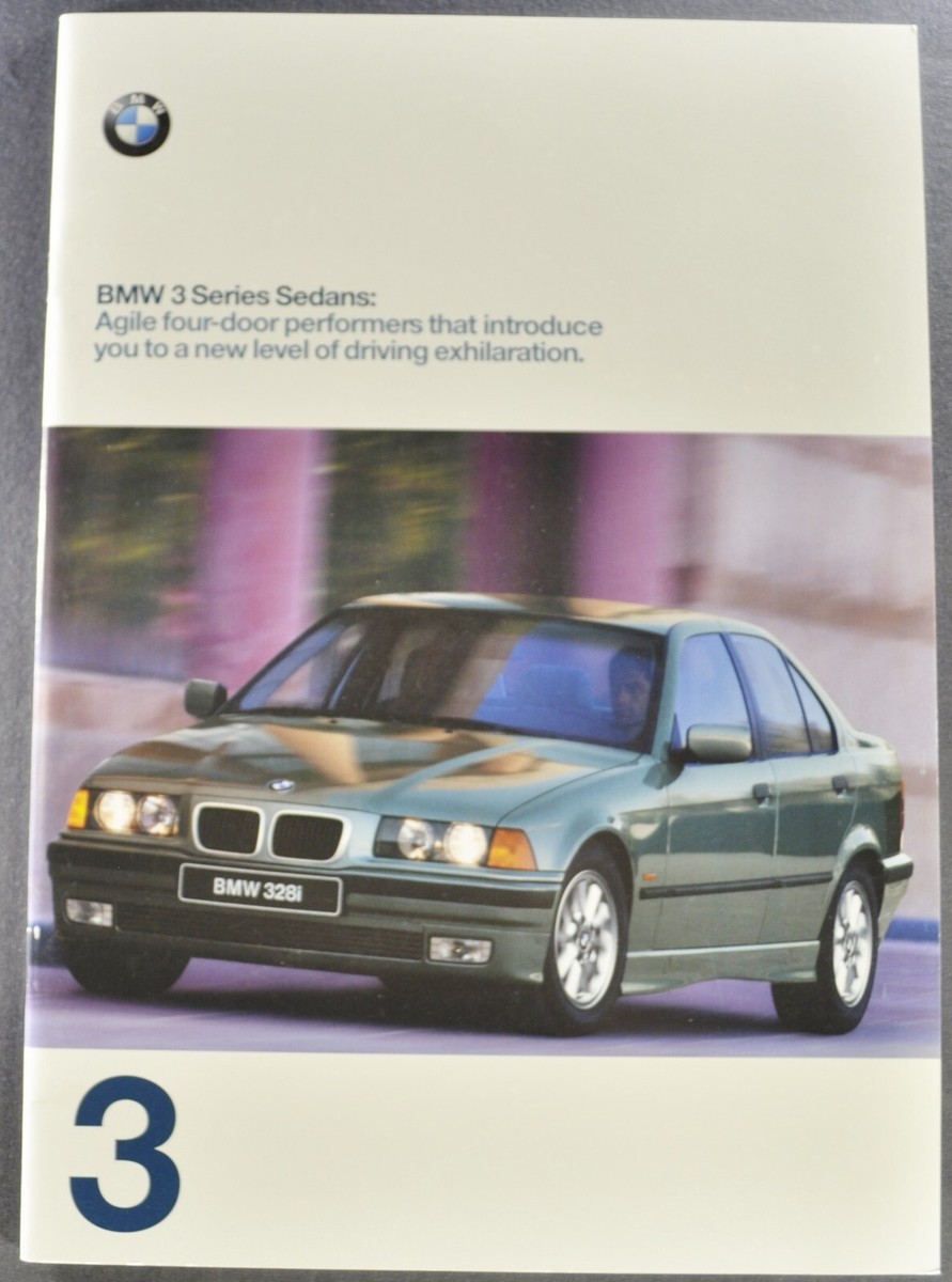 1998 BMW 3-Series Sedan 32pg Brochure 318i 328i Excellent Original
