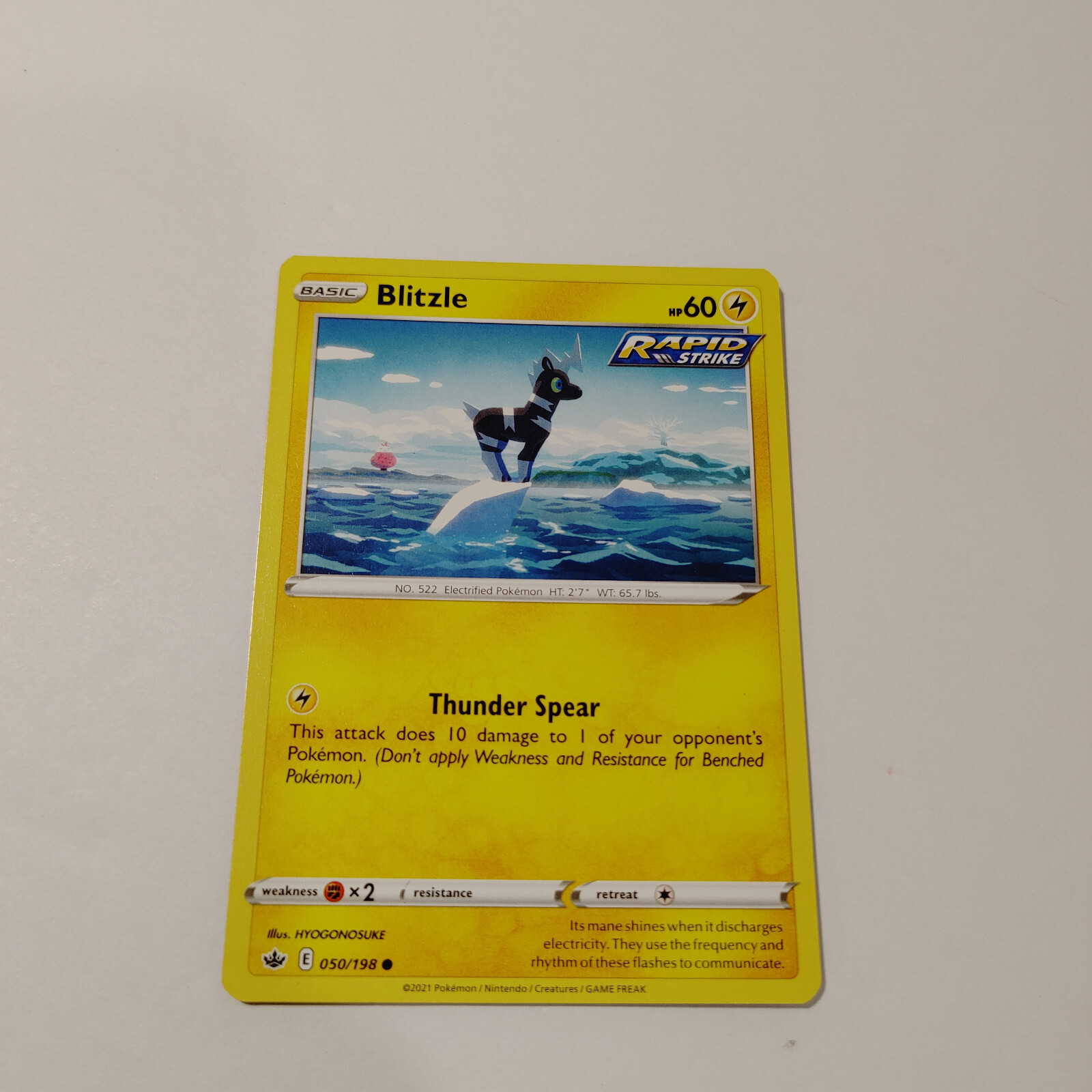 Pokemon Card Blitzle NM Condition Ungraded SKU0019