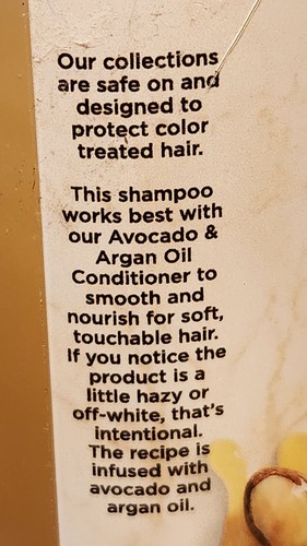 Hair Food Smooth Shampoo AVOCADO & ARGAN OIL 17.9 fl.oz. Lot of 2 - Picture 12 of 12