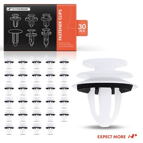 A-Premium 30x 9.5mm Door Panel Trim Retainer Clips w/ Sealer for BMW F07 F10 E70 - Picture 9 of 9