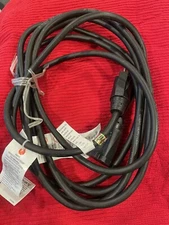 (2) 15 ft Premium Extension Power Cables 3 Prong Electrical Cord UL Outdoor Use