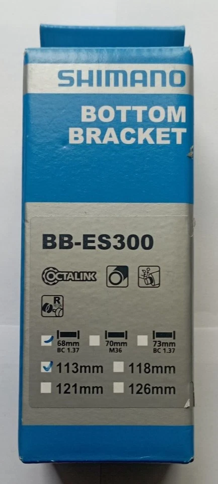 Shimano BB-ES300 splined Octalink Bottom Bracket 68 x 113 mm BNIB - Image 2 of 4