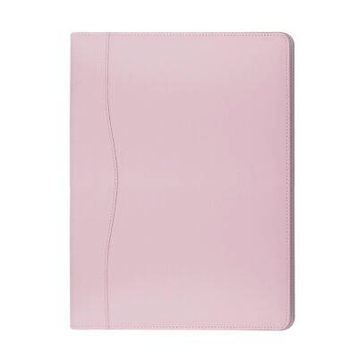Leather Portfolio Folder Padfolio Business Padfolio Organizer Document Pink